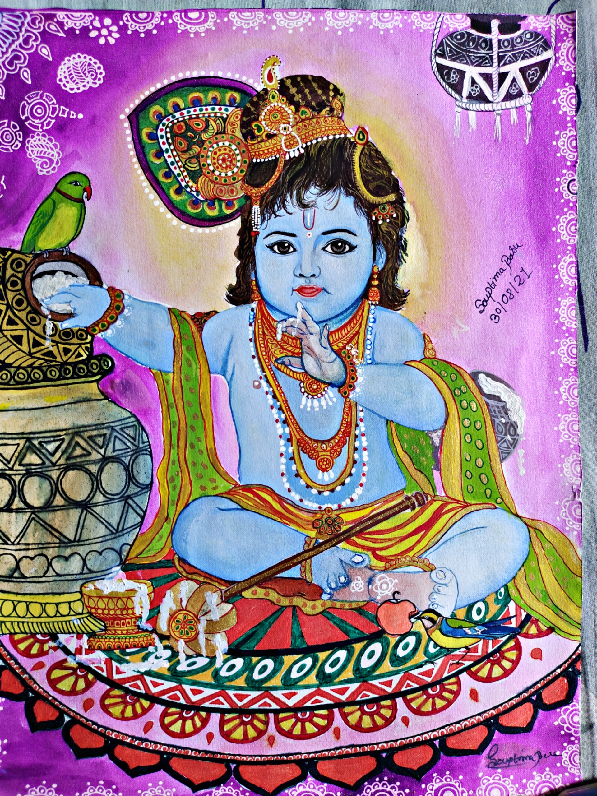 Hindu festival Janmashtami Stock Vector Image & Art - Alamy