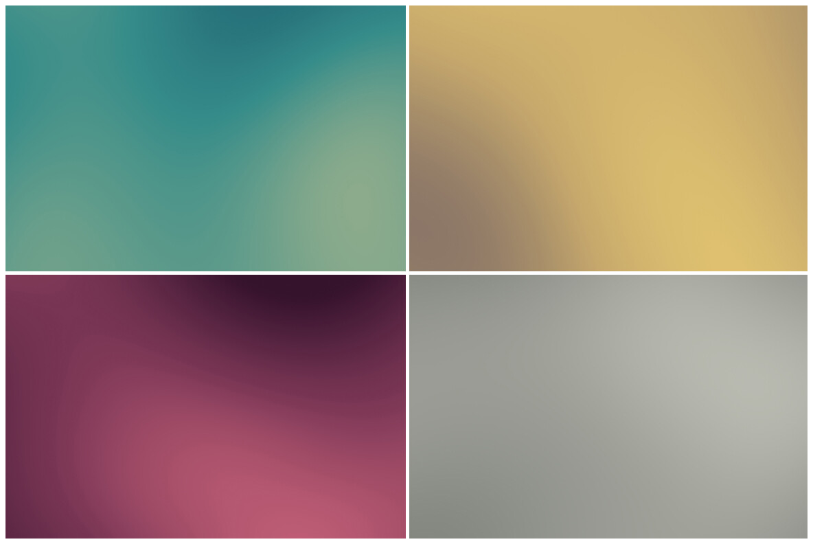 Custom textures. Soft gradient.