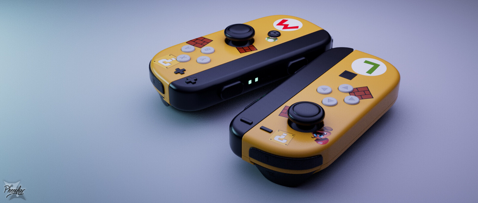 Nintendo Switch Joy-Con (High-poly modeling)