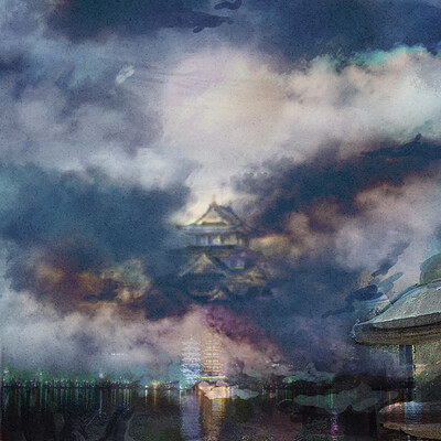 Artstation 天気の雲 天気の子ファンアート