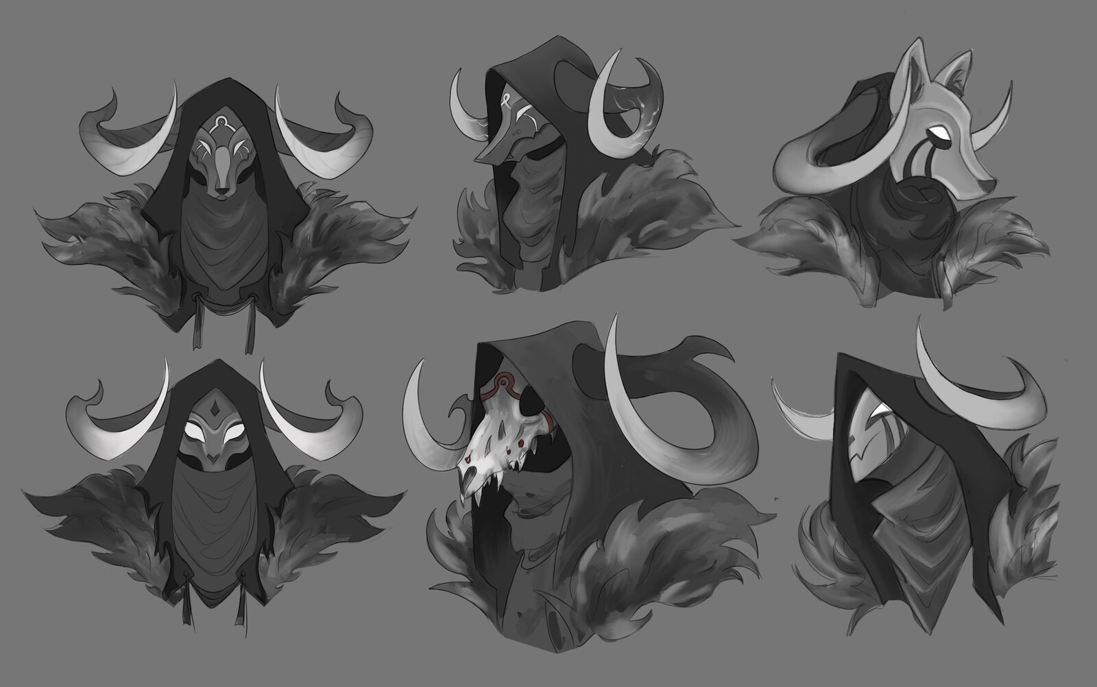 Early mask explorations 