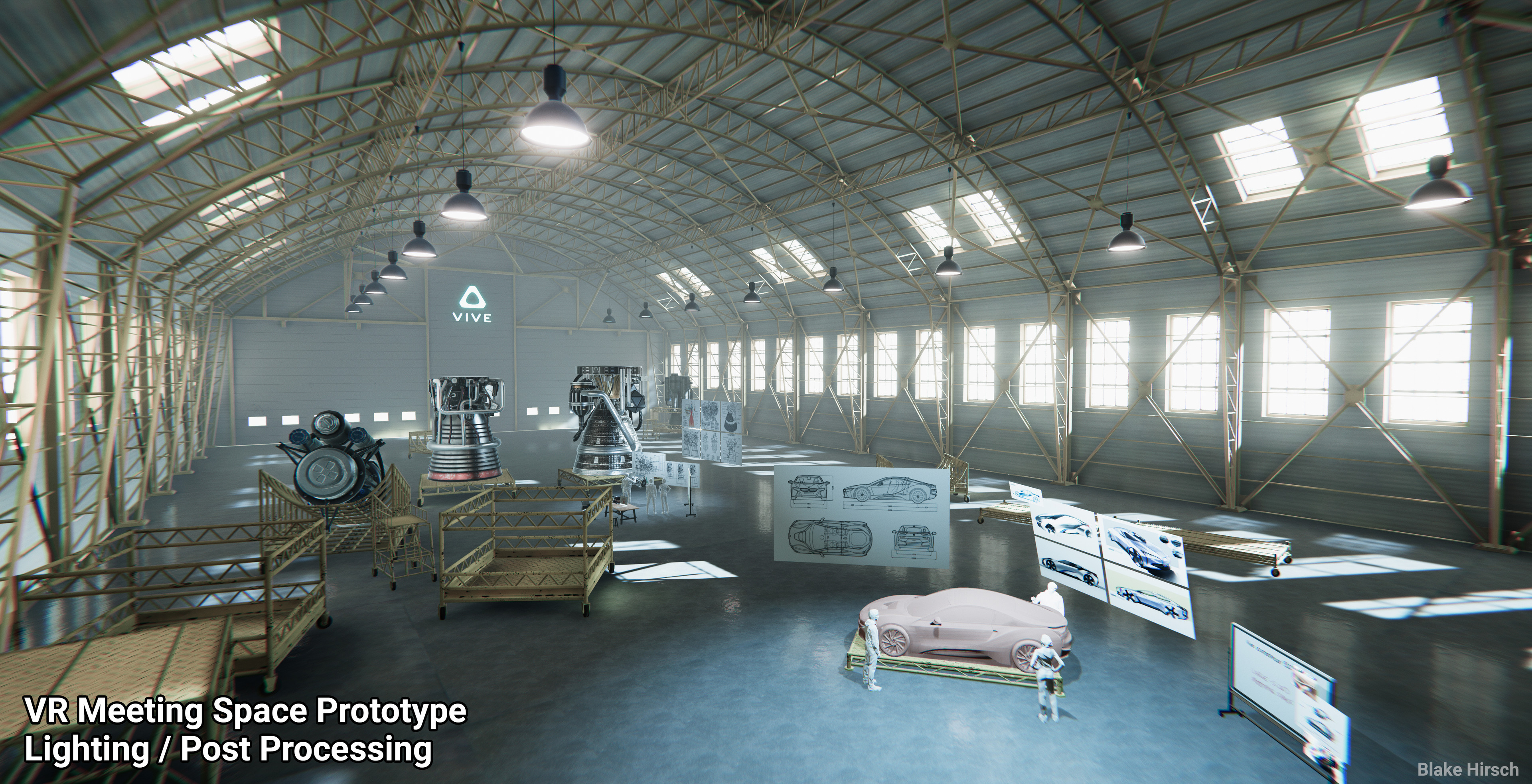VR interior lighting