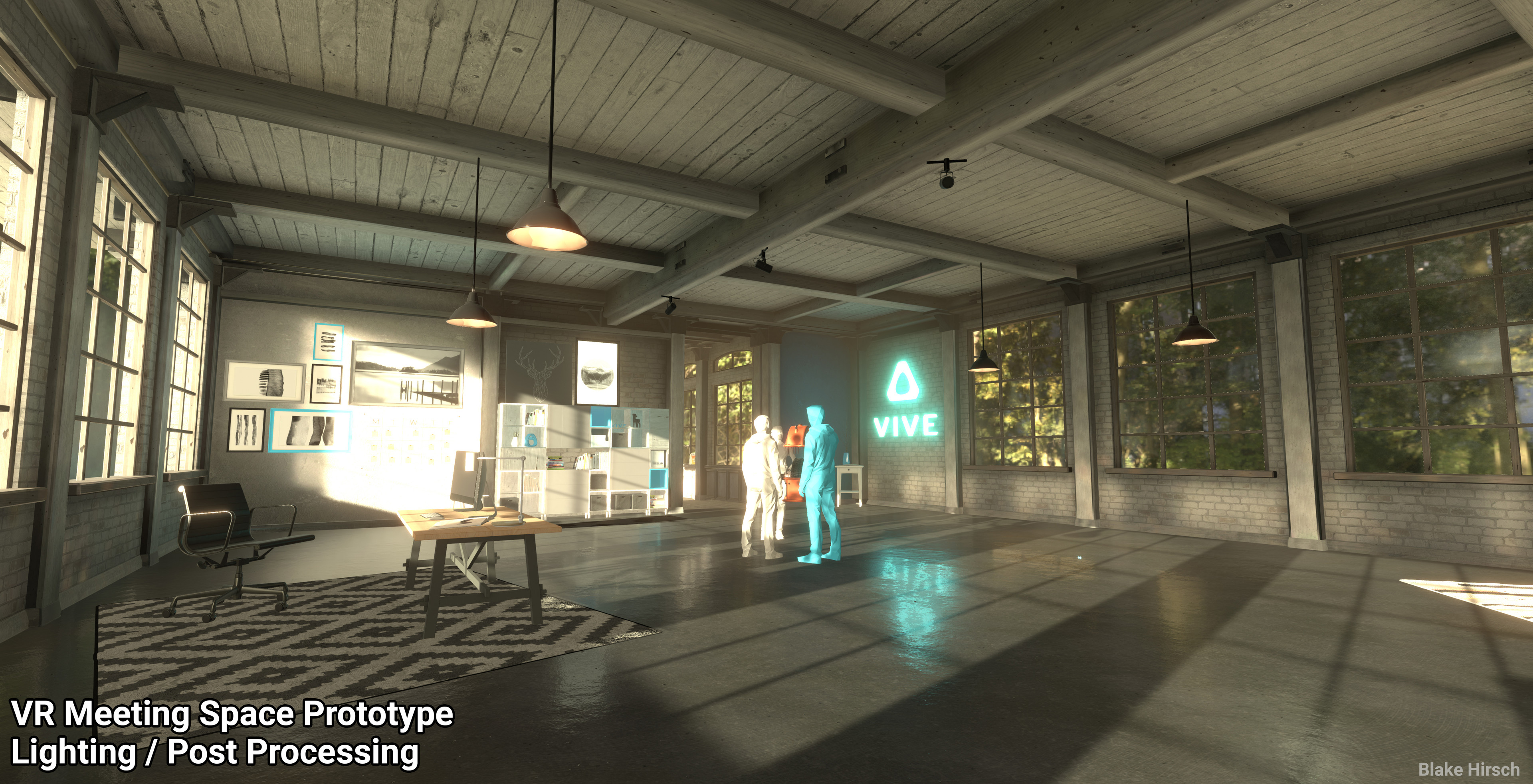 VR interior lighting