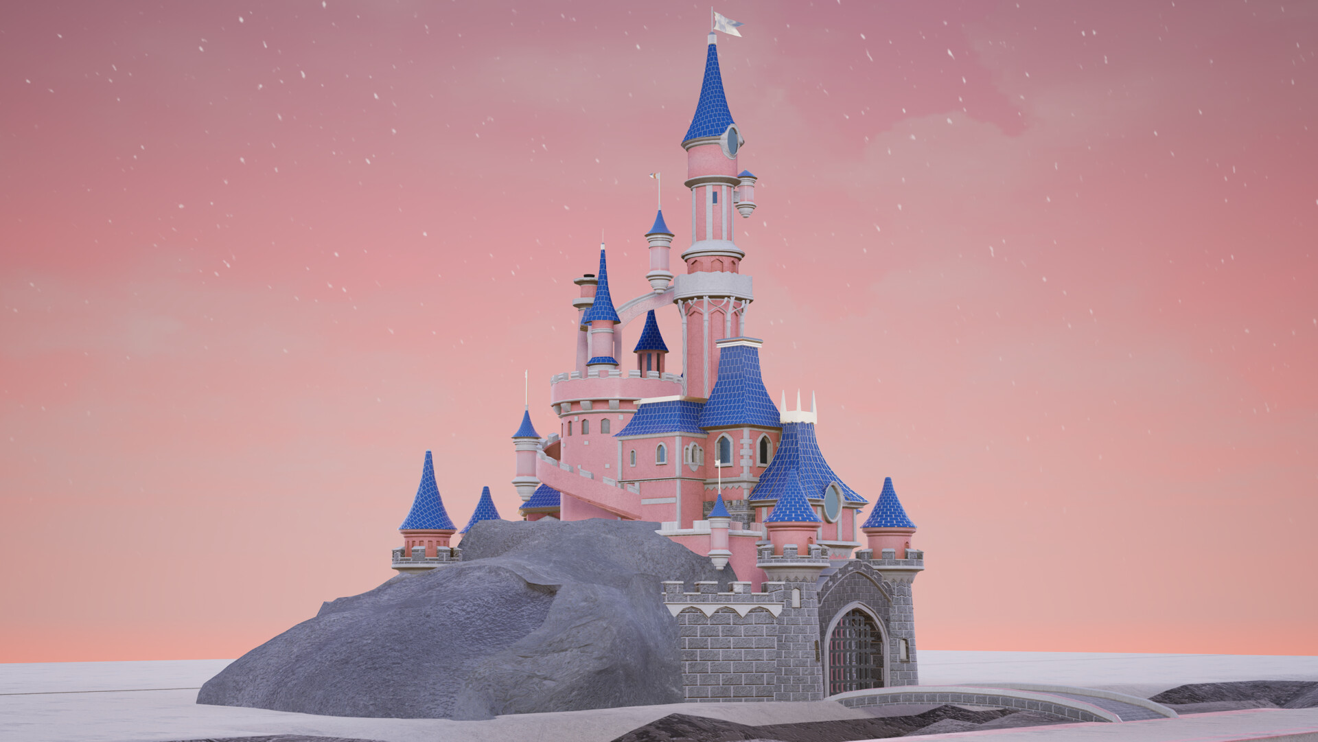 Disneyland paris castle by ColineKD on DeviantArt