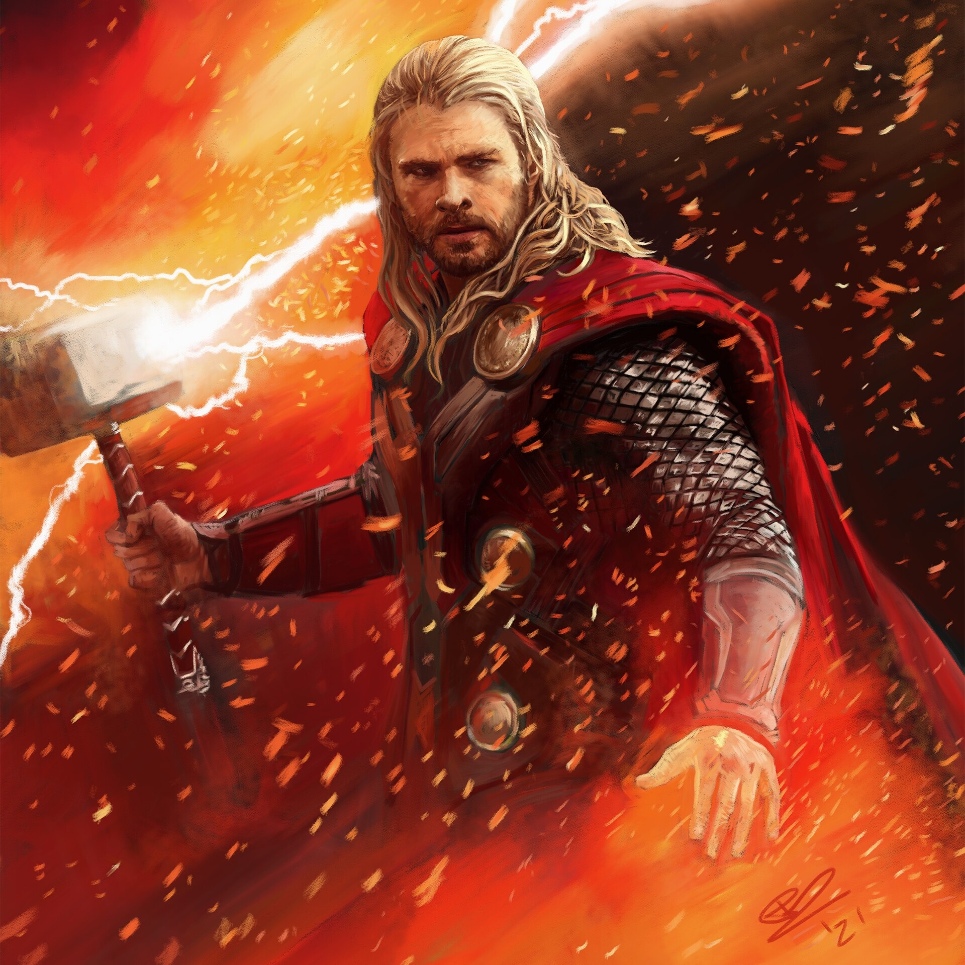 ArtStation - Painting #3 Thor