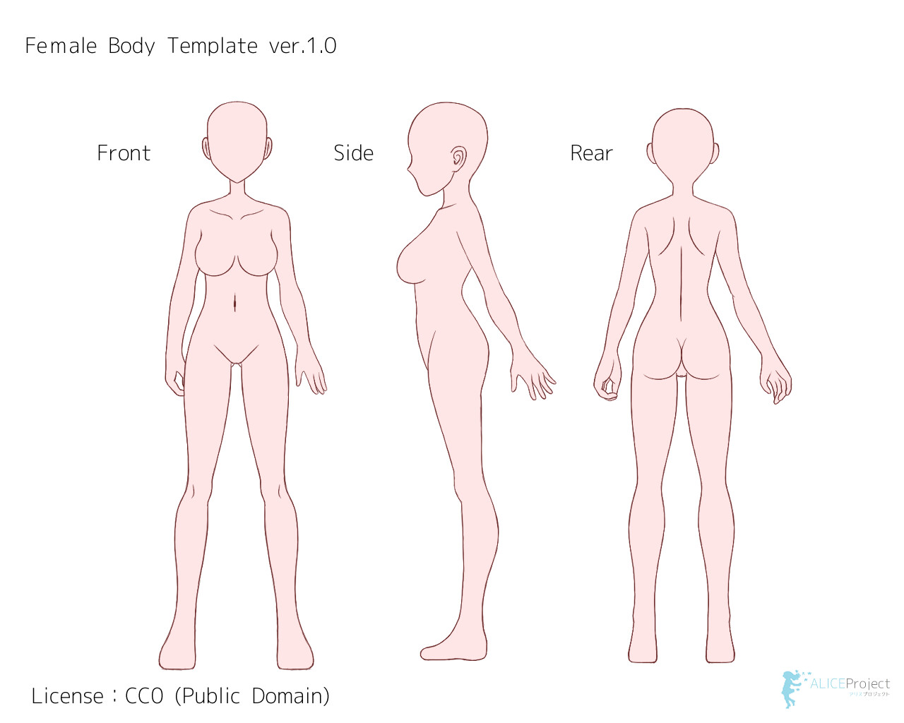 ArtStation - Adult Female Body Template 