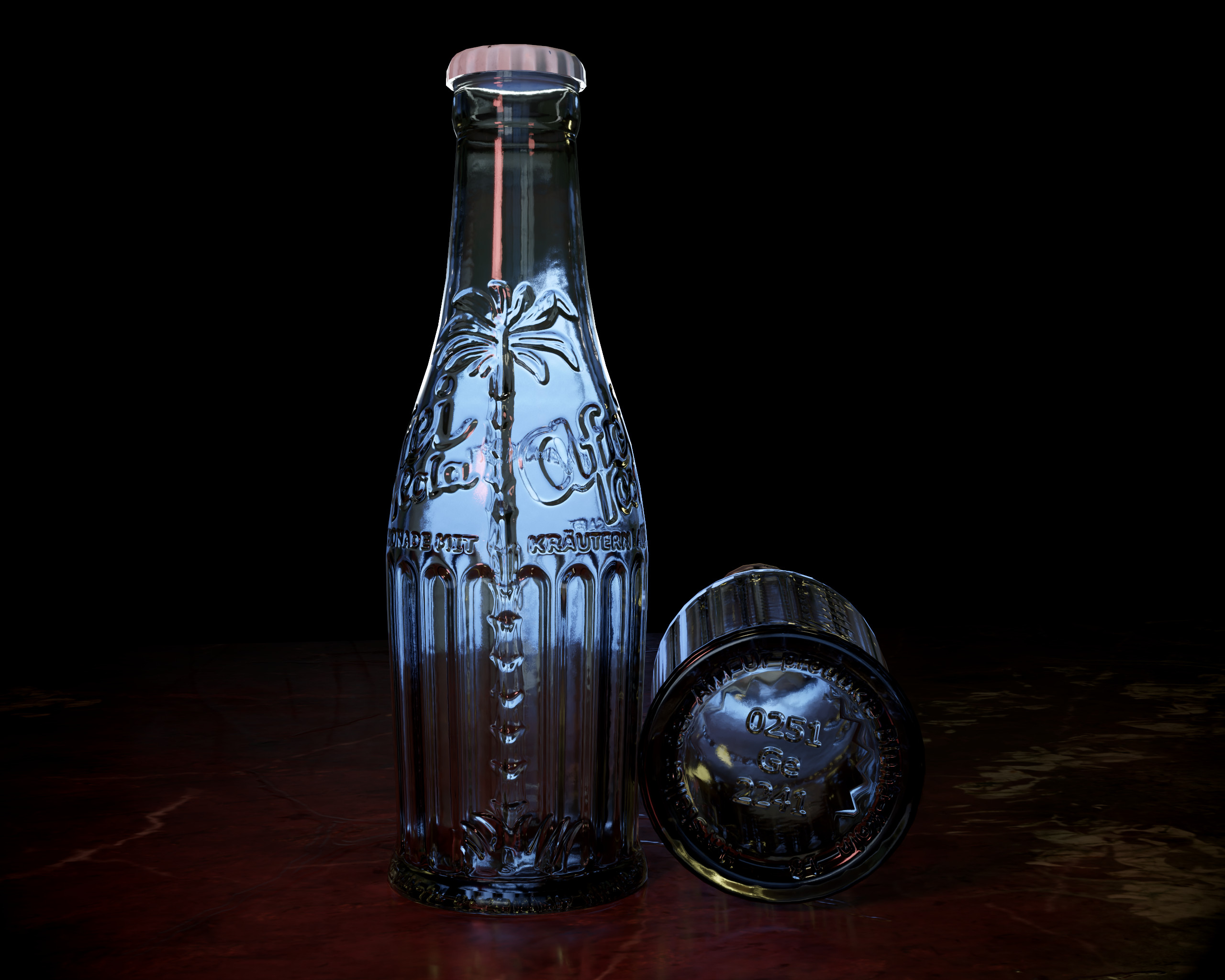ArtStation - 1930's Afri Cola bottle