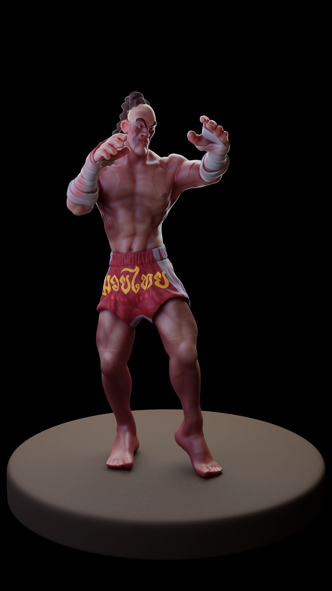 Muay thai top action figure