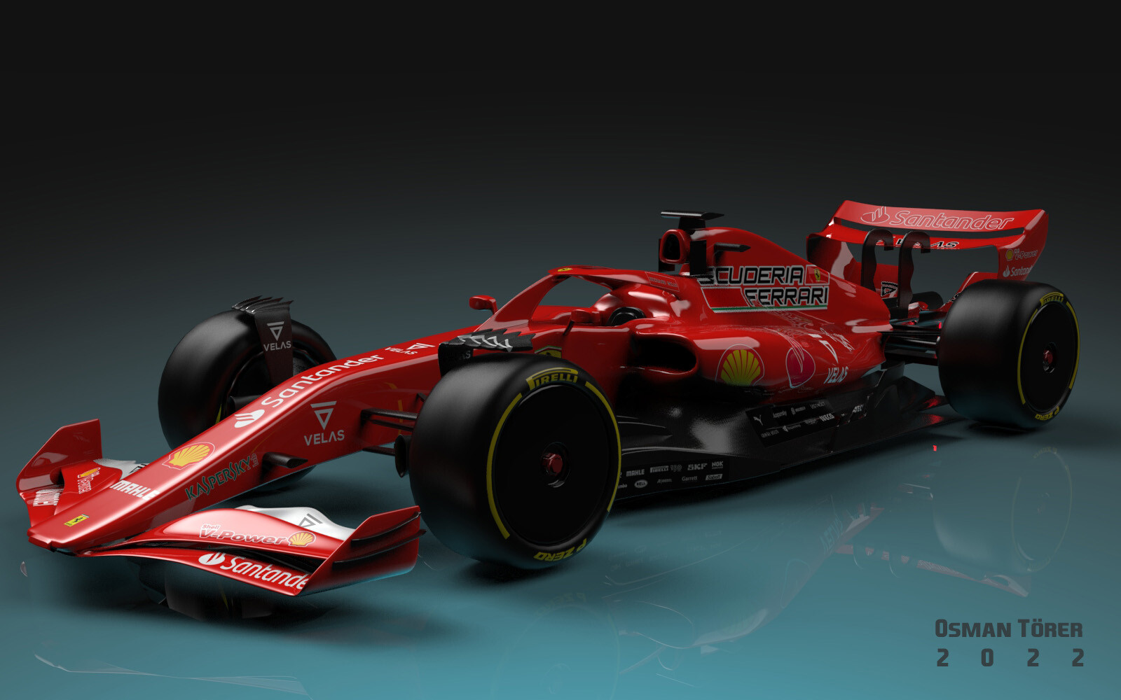 ArtStation - Scuderia Ferrari F22 Concept Design