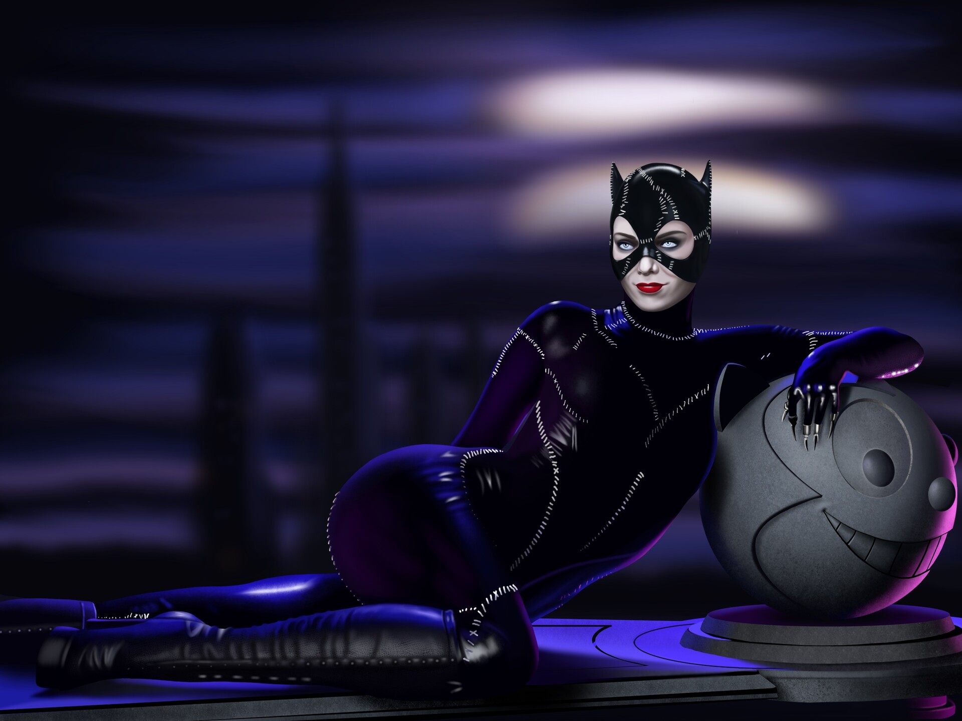 ArtStation - Michelle Pfeiffer as Catwoman, Batman 1989
