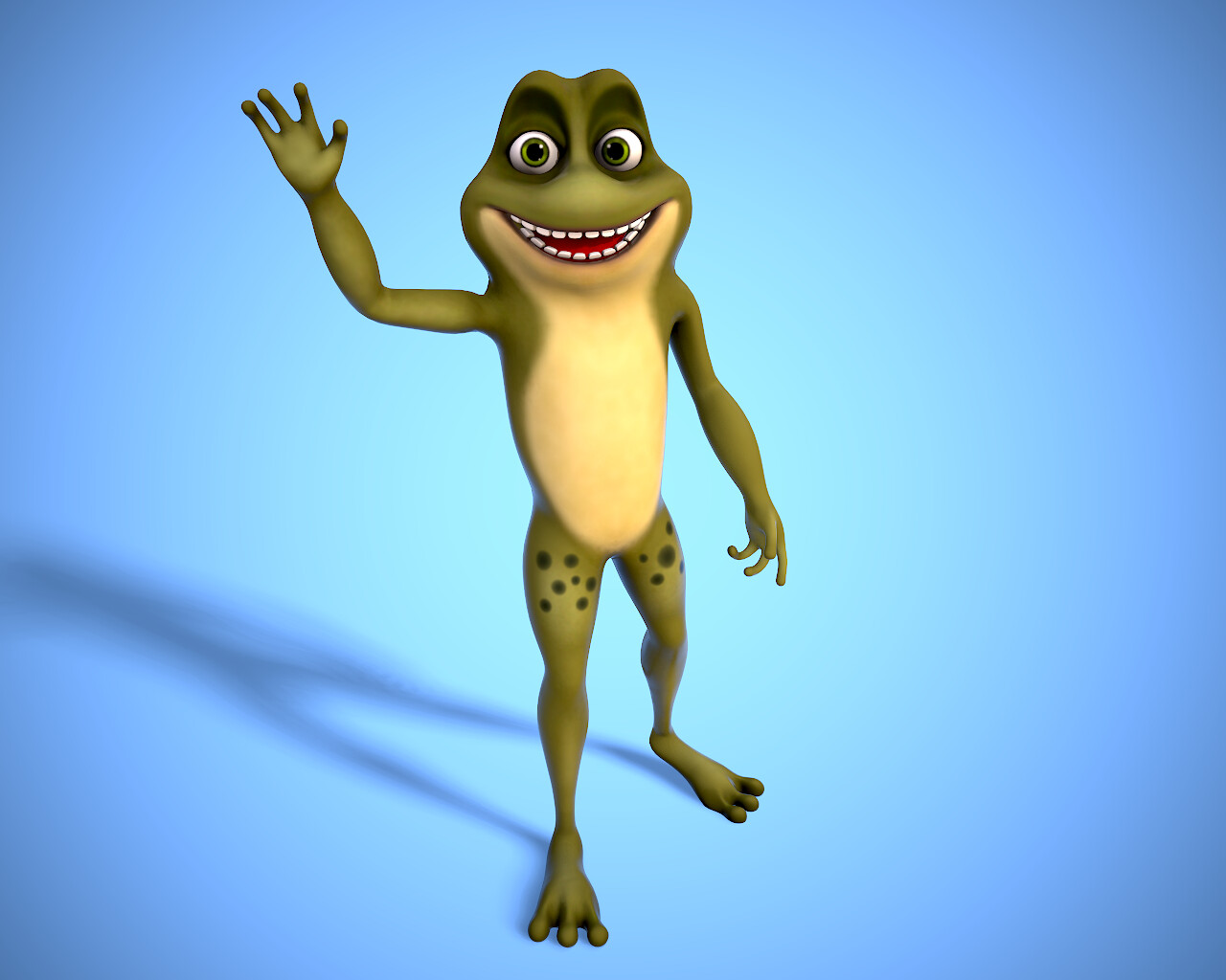 ArtStation - cartoon froggy