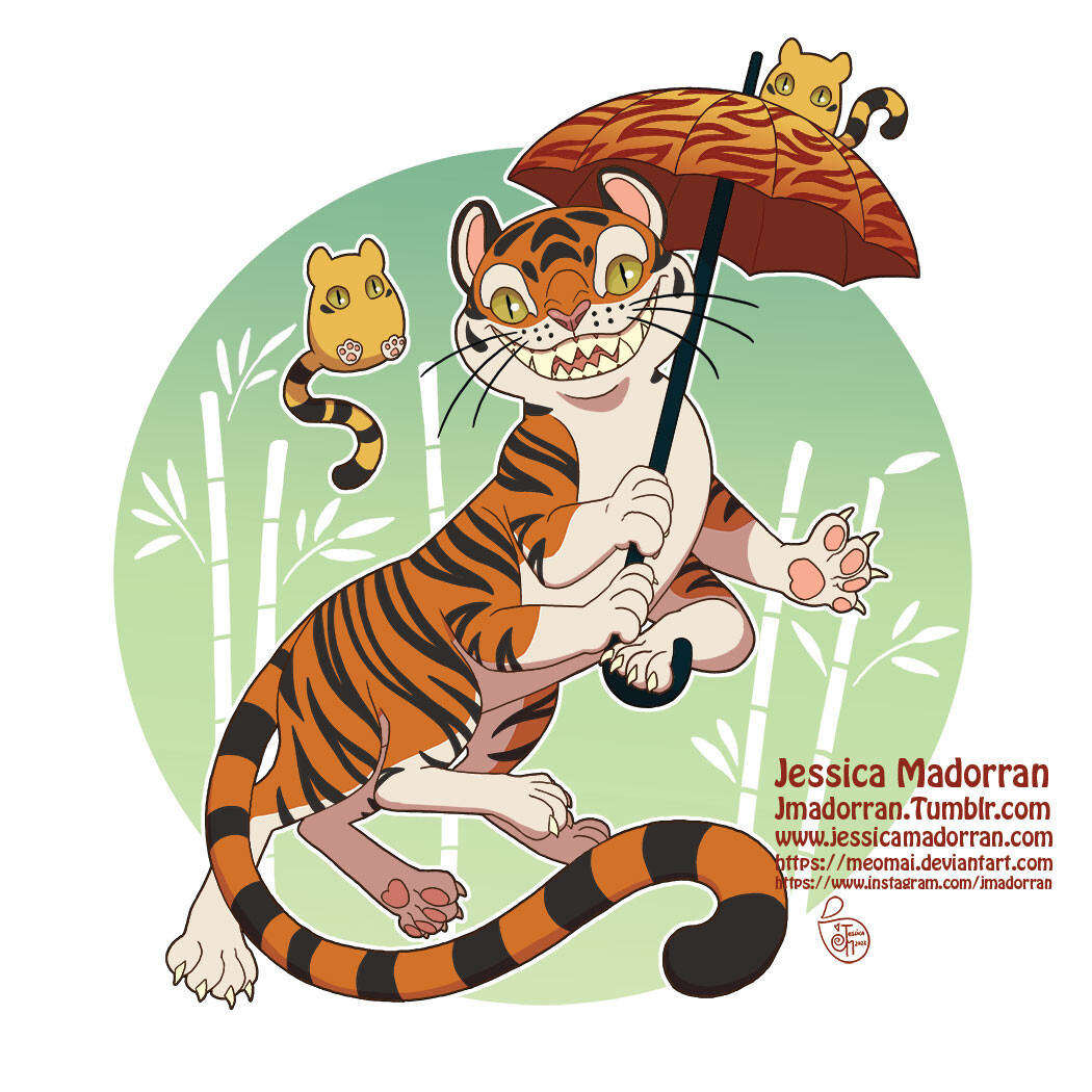 Patreon January 2022 - Tiger 01 - Studio Ghibli Tiger