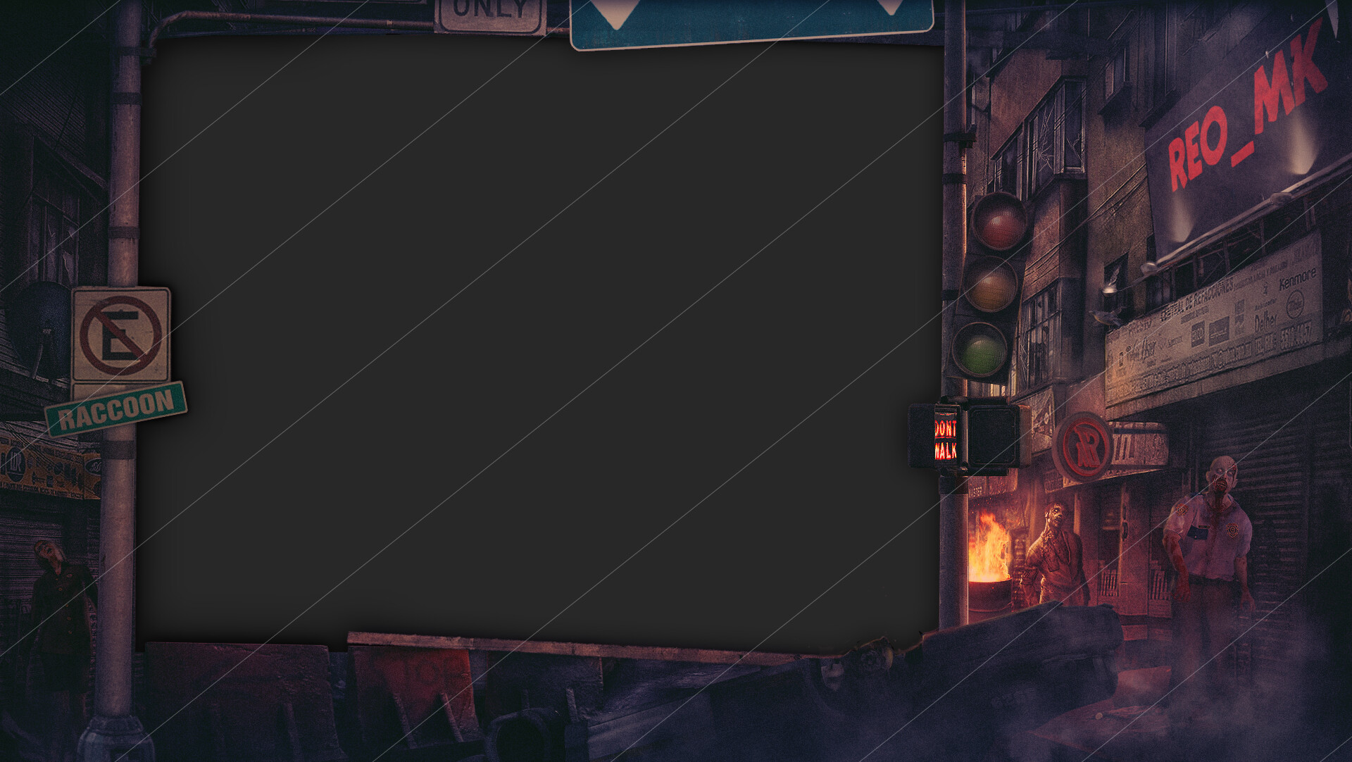 ArtStation REO MK Resident Evil livestream overlay