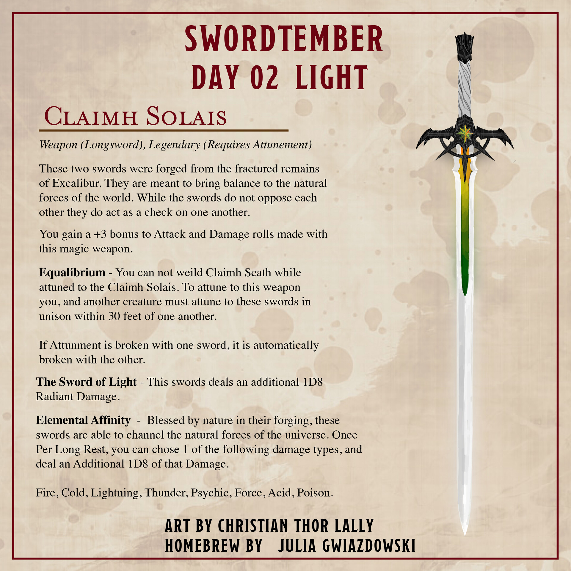 ArtStation - Swordtember 2021 Part 01