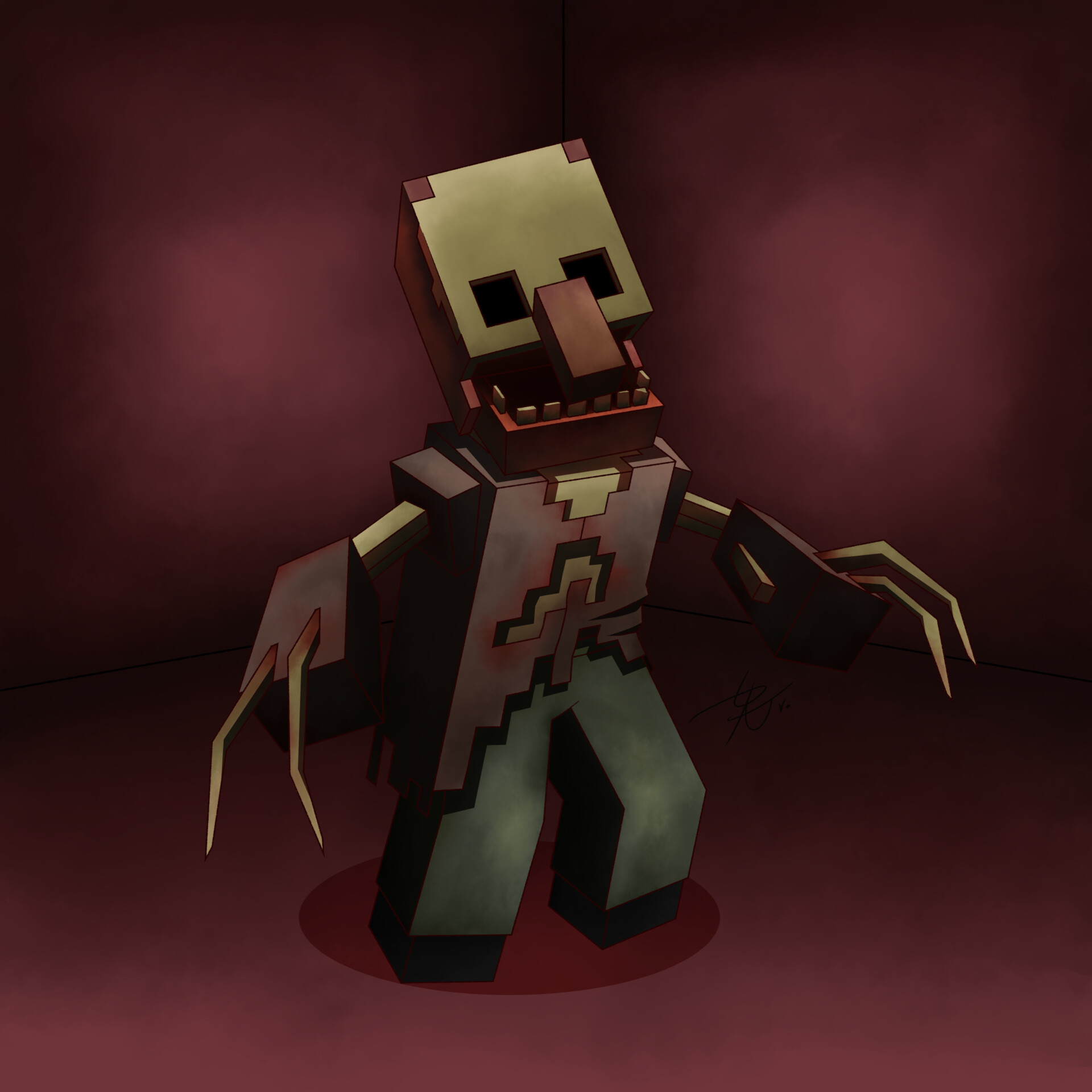 Artstation infected villager