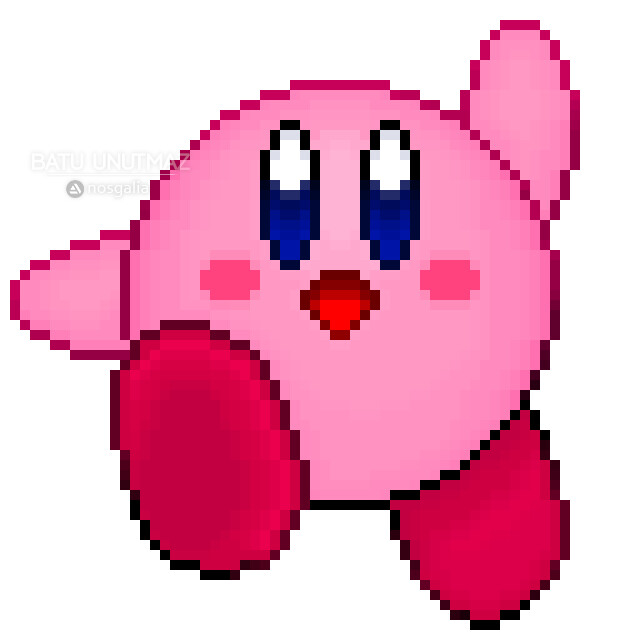 ArtStation - Kirby - Pixel-Art