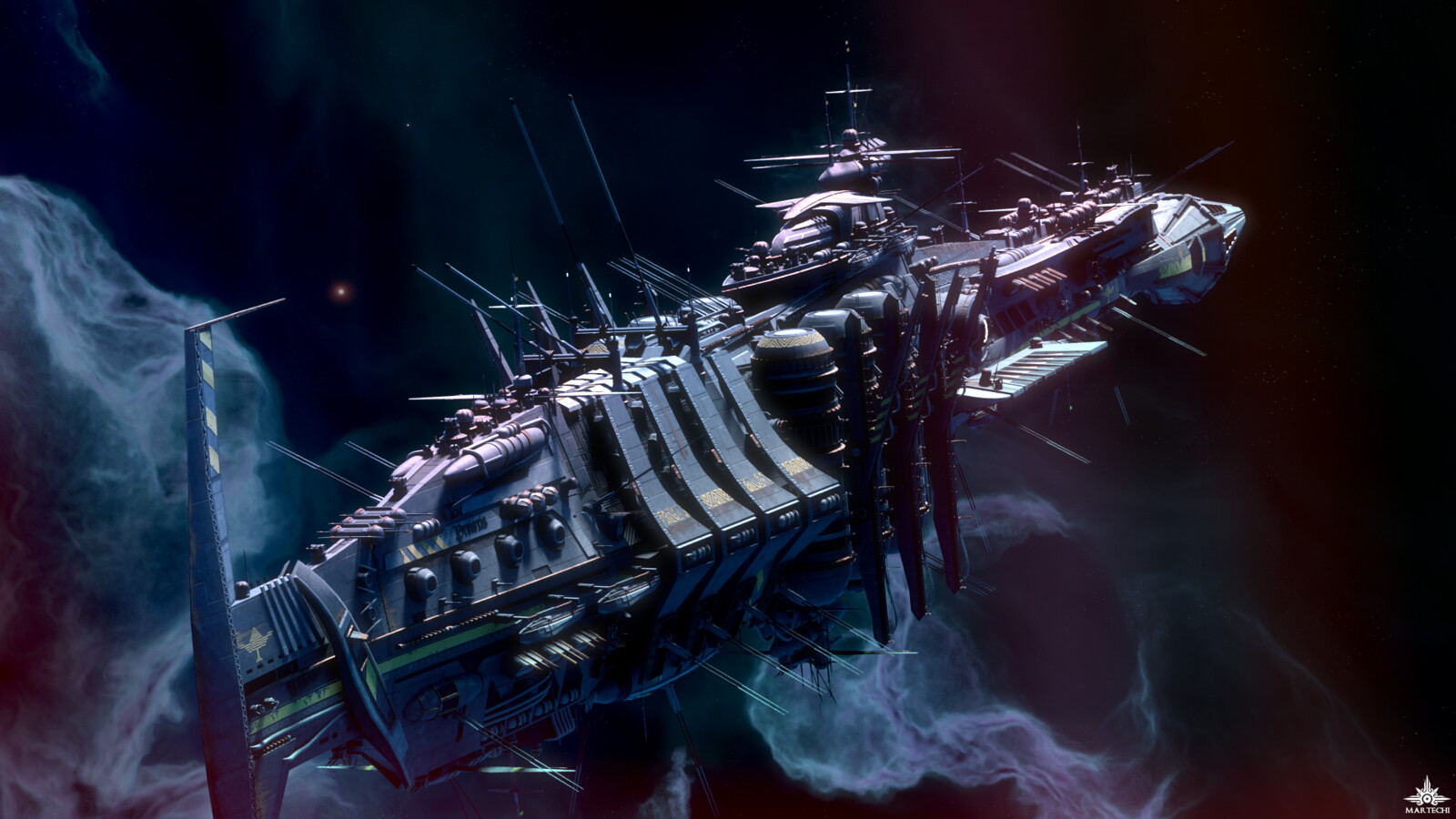 Martechi Falkberg Proioxis Destroyer Tender Bonfire Stars