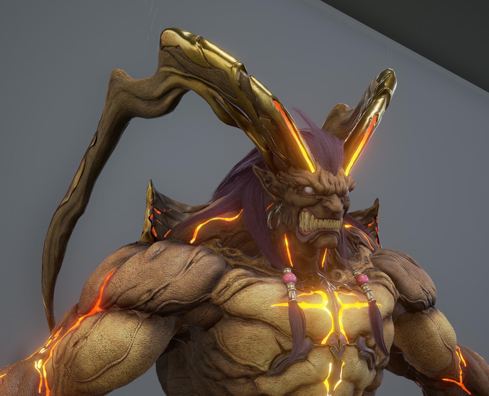 ArtStation - Final Fantasy 7 Ifrit