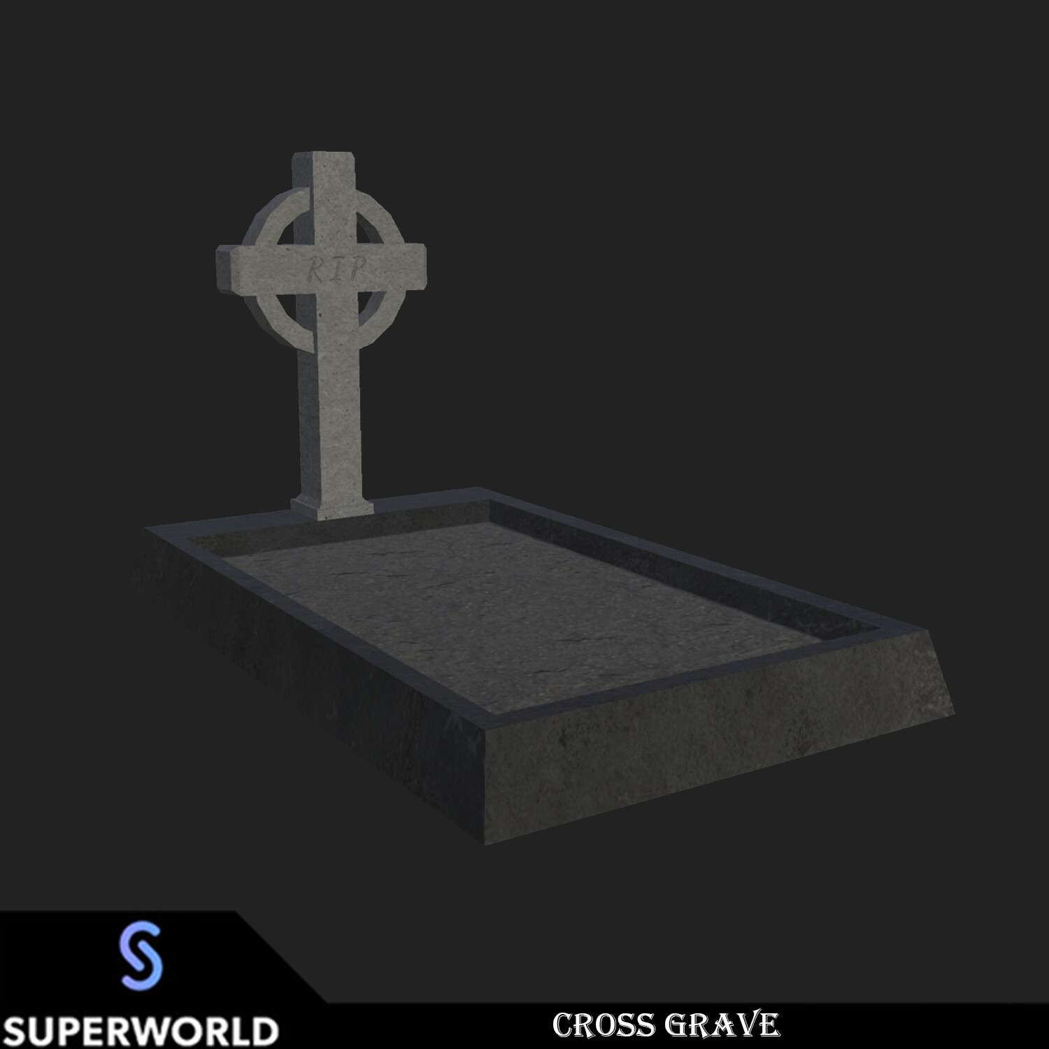 ArtStation - Cross Grave