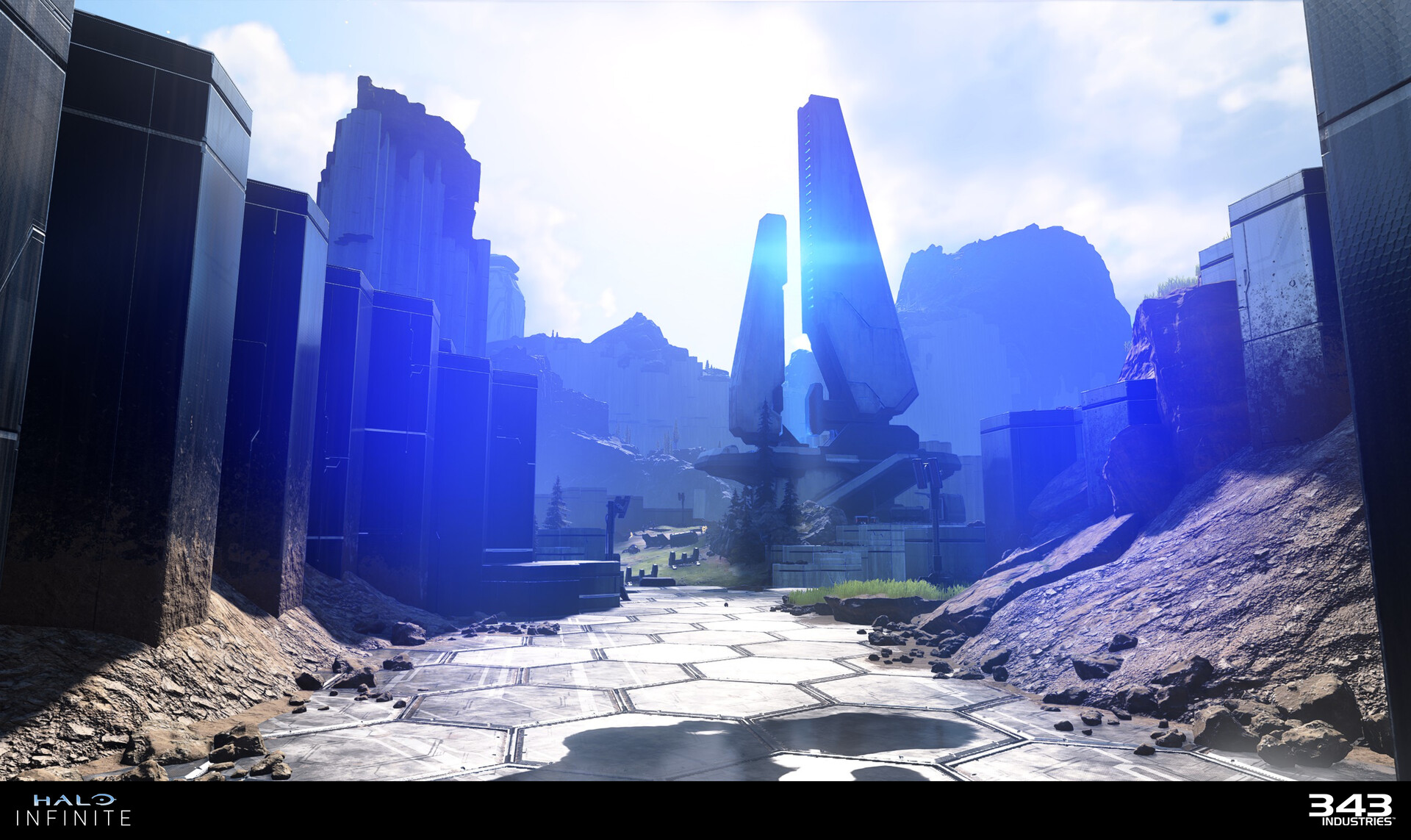 Kaleb Nekumanesh - Halo Infinite World Design - Towers (343