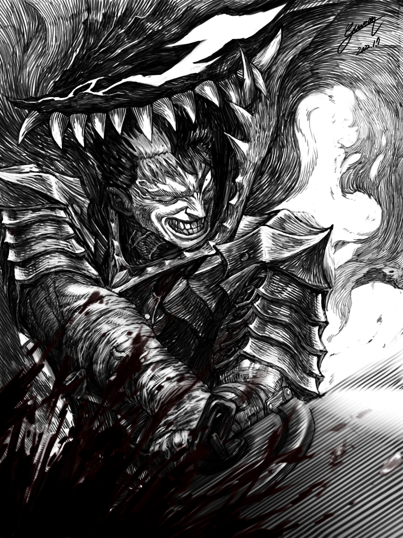 ArtStation berserk guts