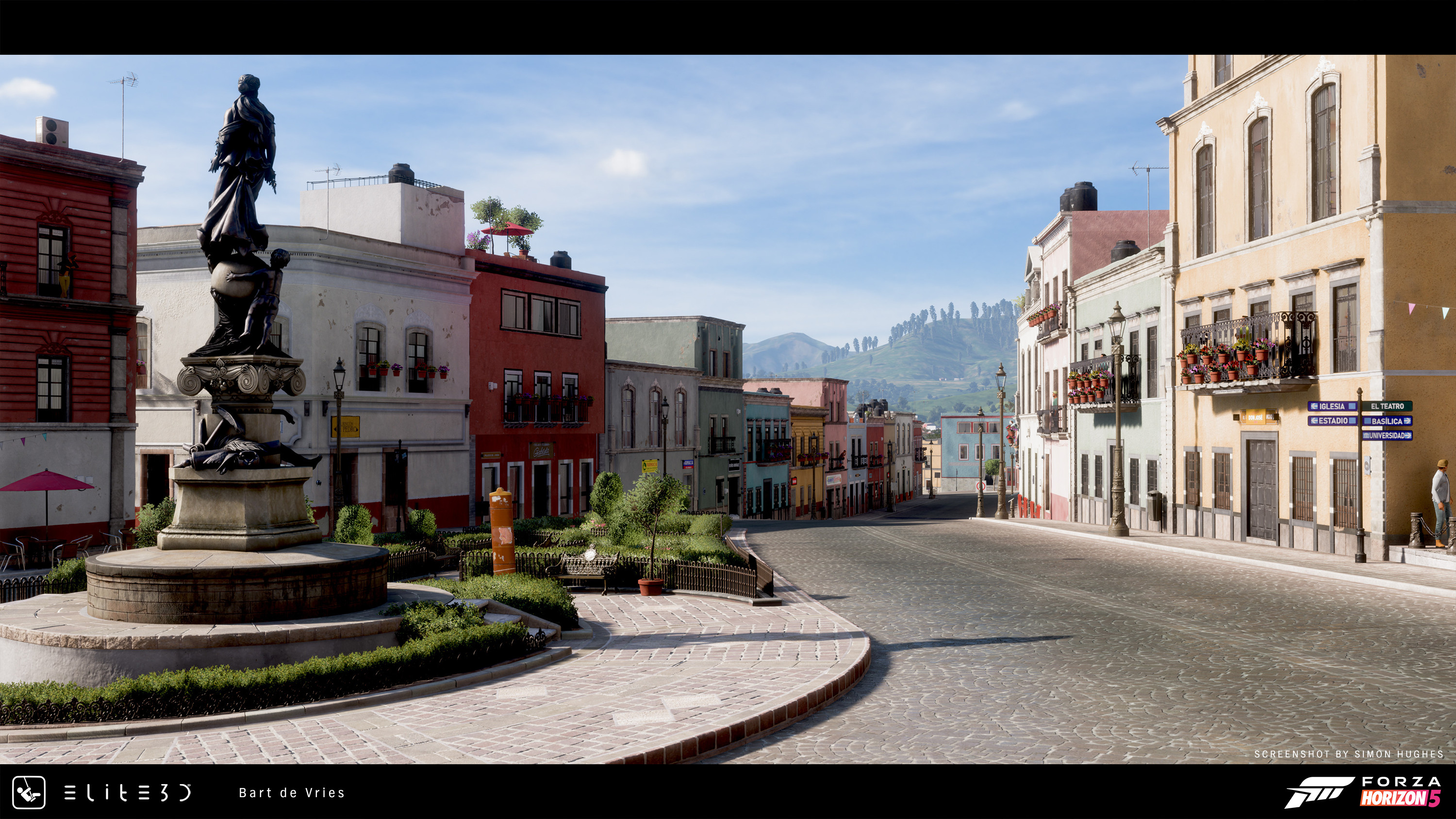 I was responsible for the center statue and the base.