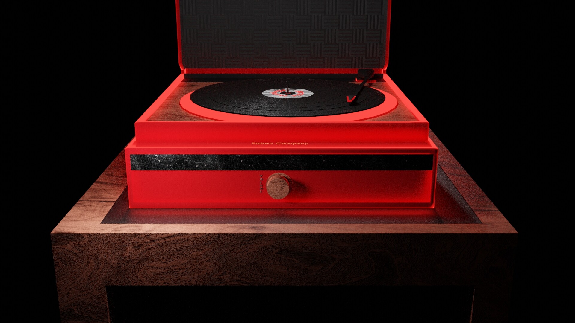 ArtStation My Record Player Neon by Pithon Company