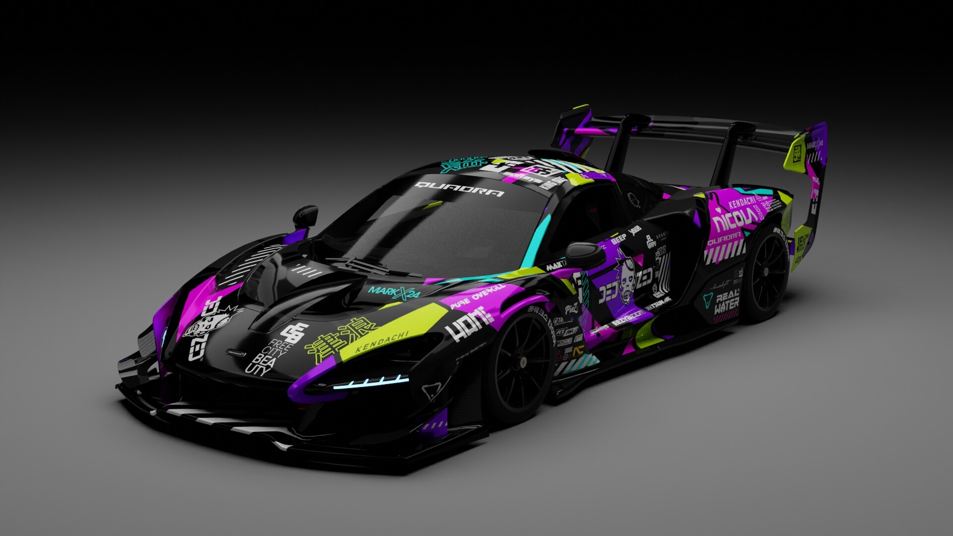 ArtStation McLaren Senna GTR Cyberpunk 2077 Ded Zed livery