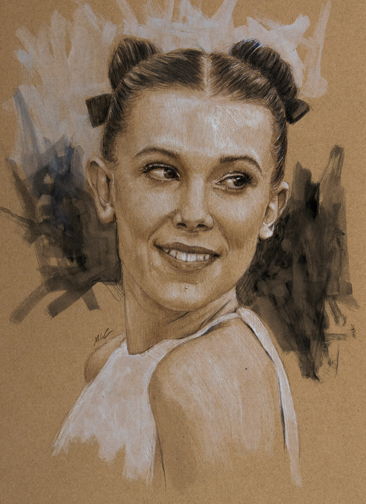 Portrait of Millie Bobby Brown as 