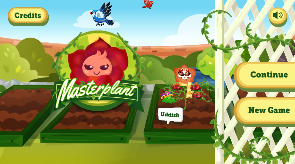 Home screen reflects the state of growth and once a game is finished it changes the logo too.