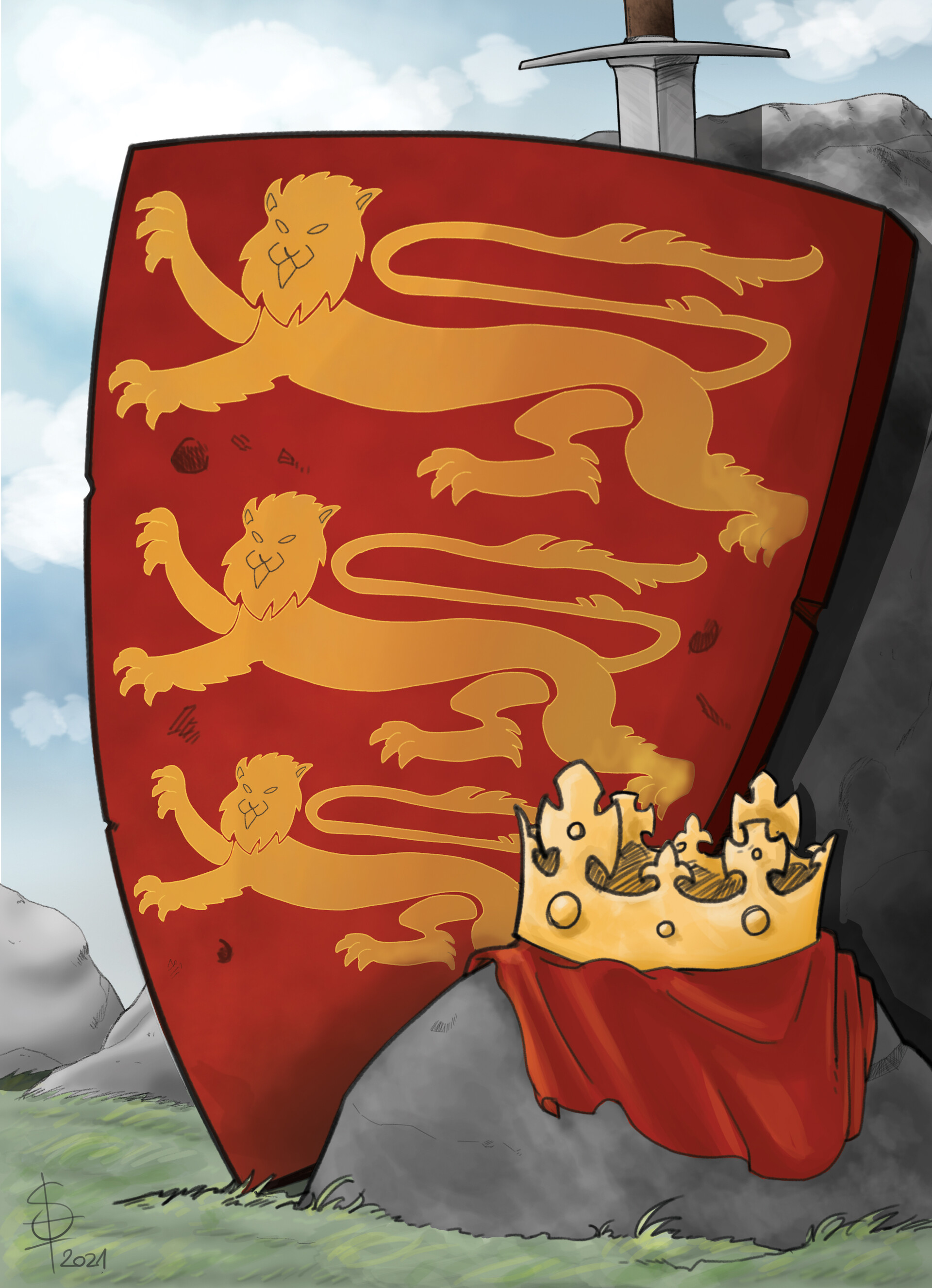 ArtStation Long live the king