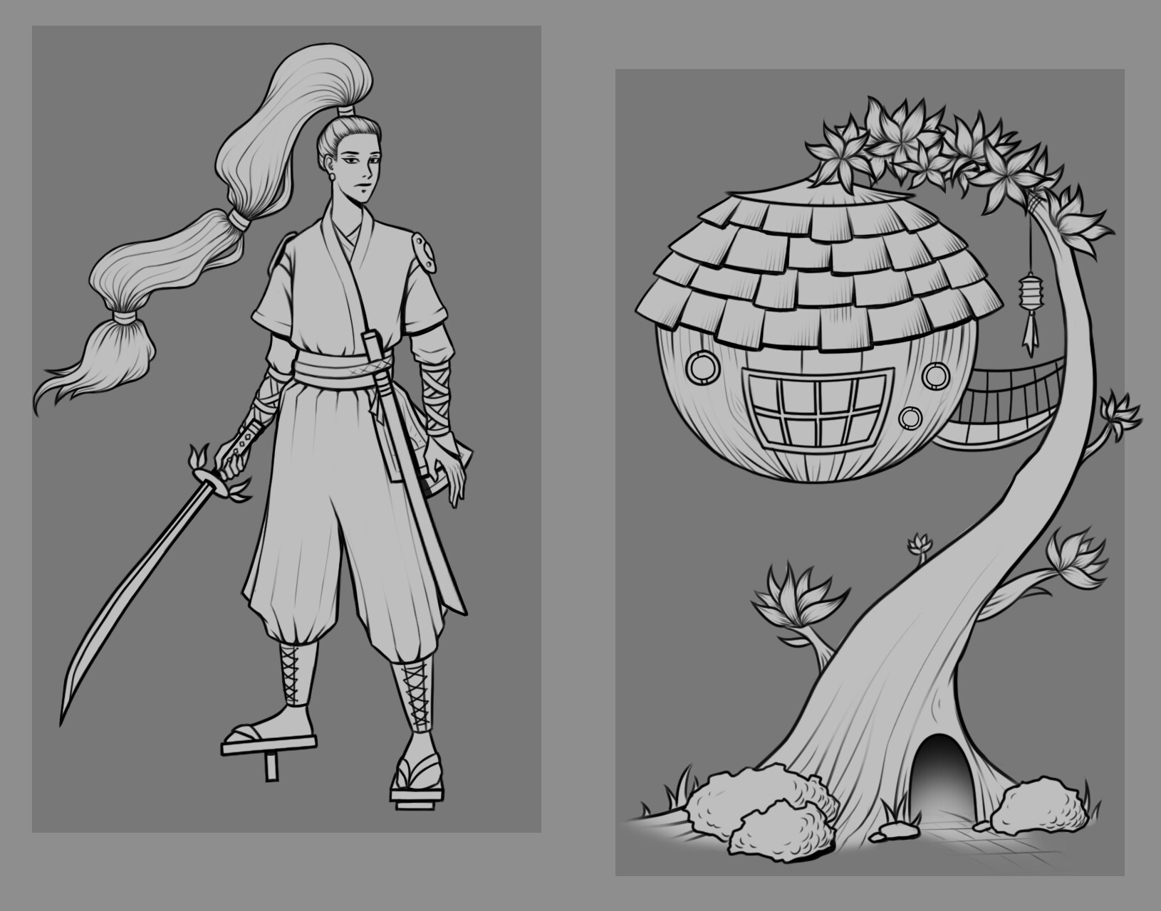 ArtStation Concept Art Training lineart artstation-concept-art-training-lineart
