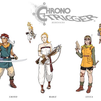 ArtStation - Chrono Cross Redesign - Full Cast