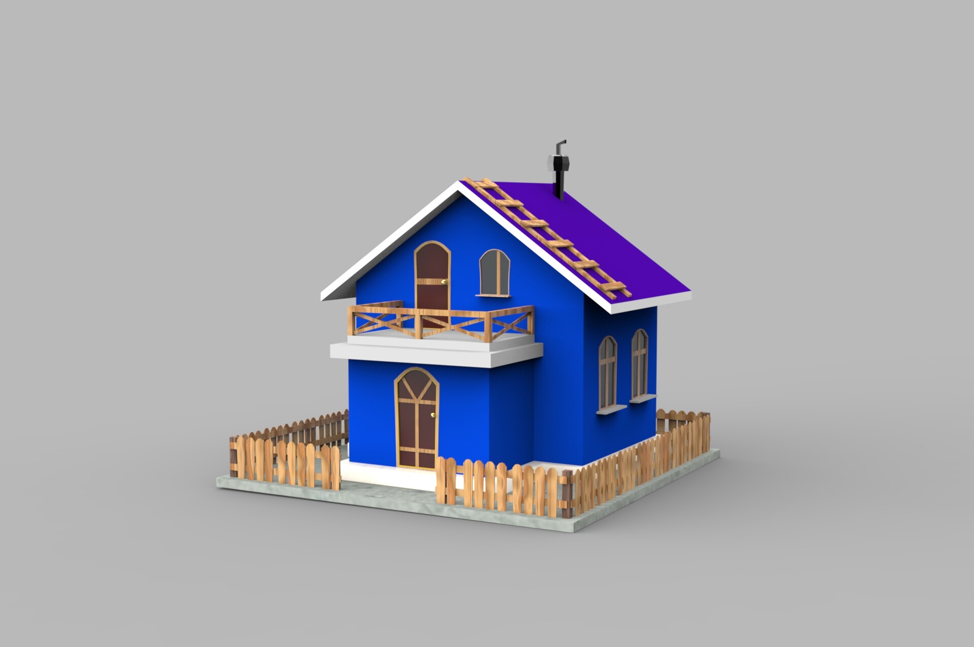 ArtStation - Cartoon House Model