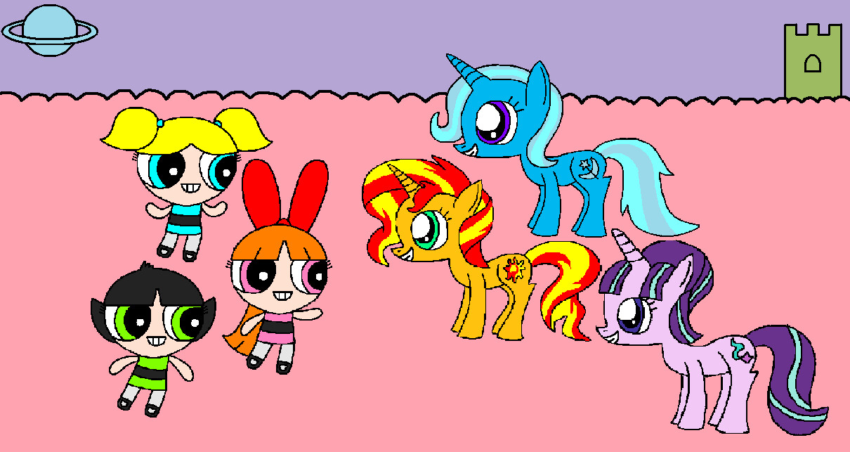 My little pony powerpuff girl clearance