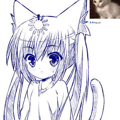 How to Draw Anime Neko #AnimeNeko 