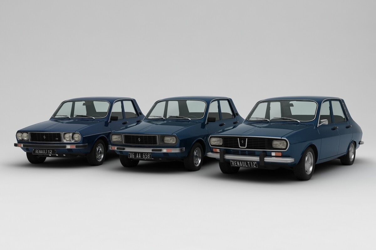 Car Models - Renault 12 Sedan
