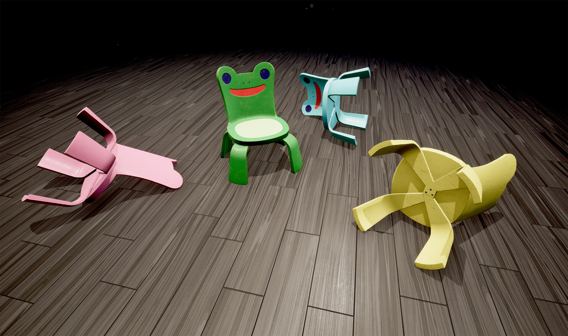 Froggy Chair Animal Crossing 3d Model Froggy Chair Animal Crossing