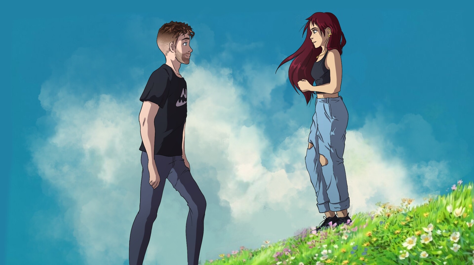 ArtStation Studio Ghibli Couple Challenge