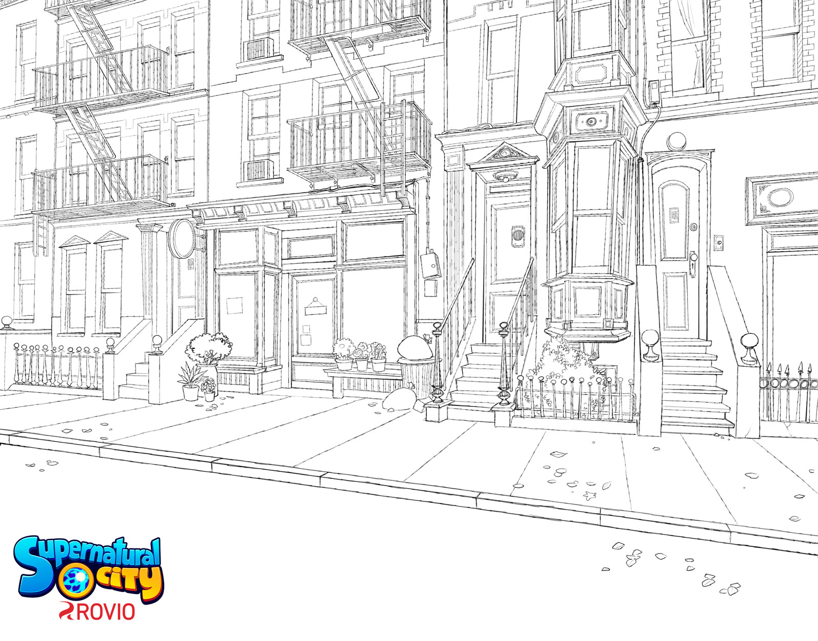 Line art.