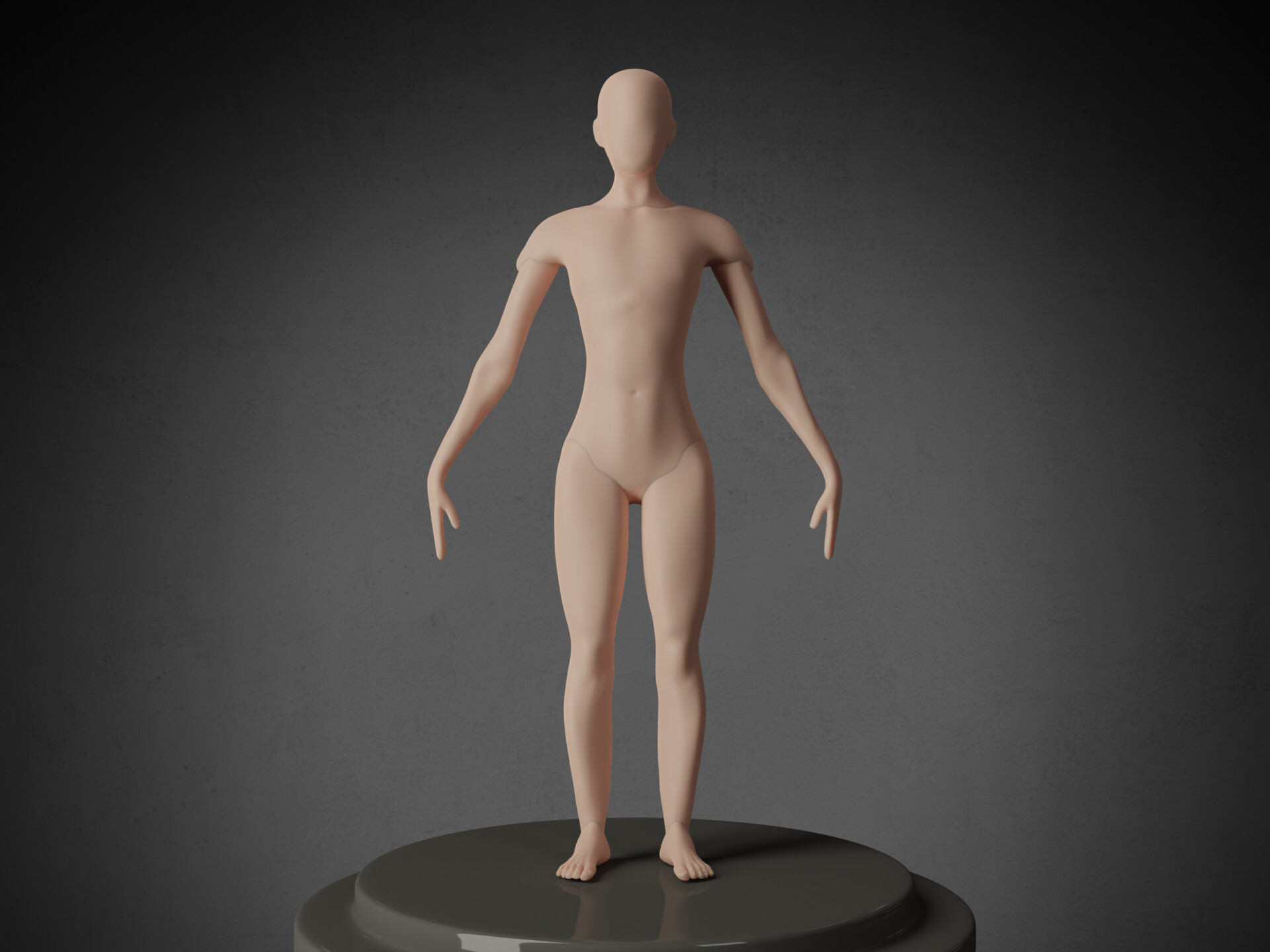 ArtStation - First Female Body Sculpt (WIP)