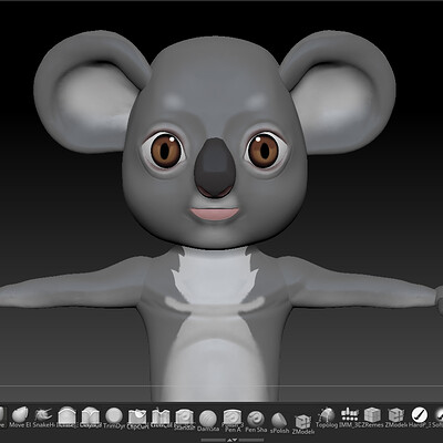 Character Design - Koala - ZBrush