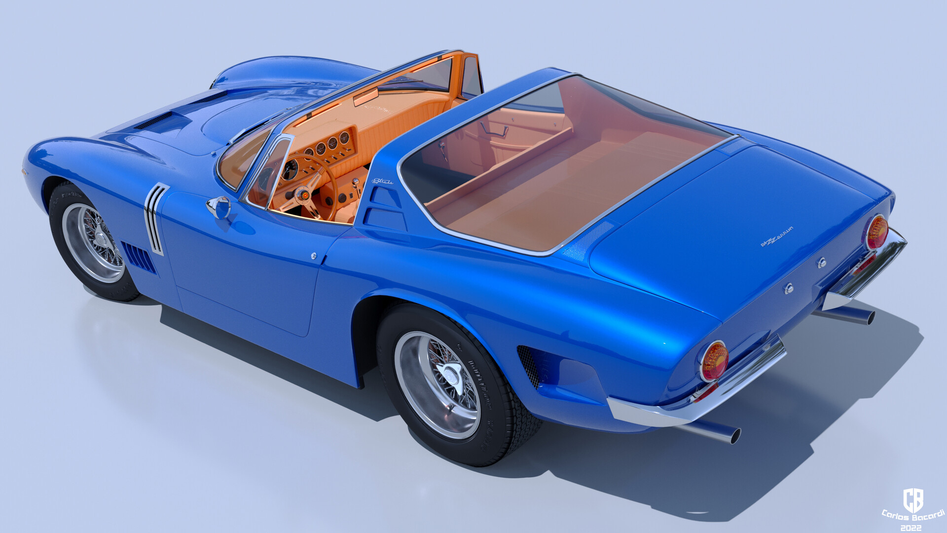 ArtStation - Bizzarrini 5300 GT Strada