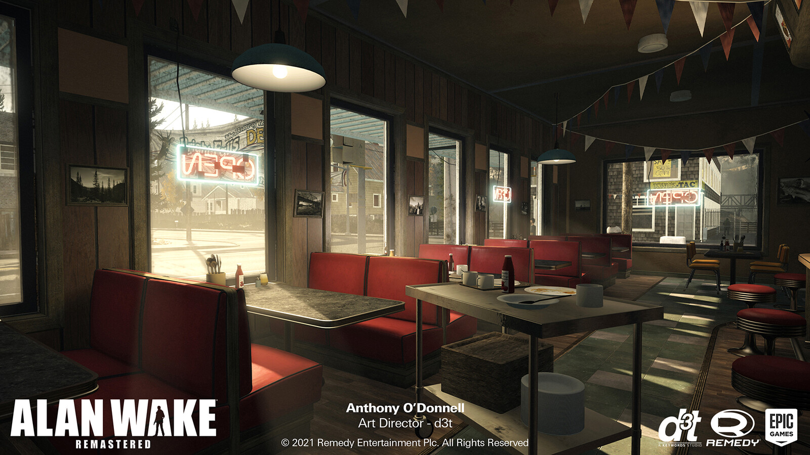 Alan Wake Remastered - In-Game Shot - Diner Interior