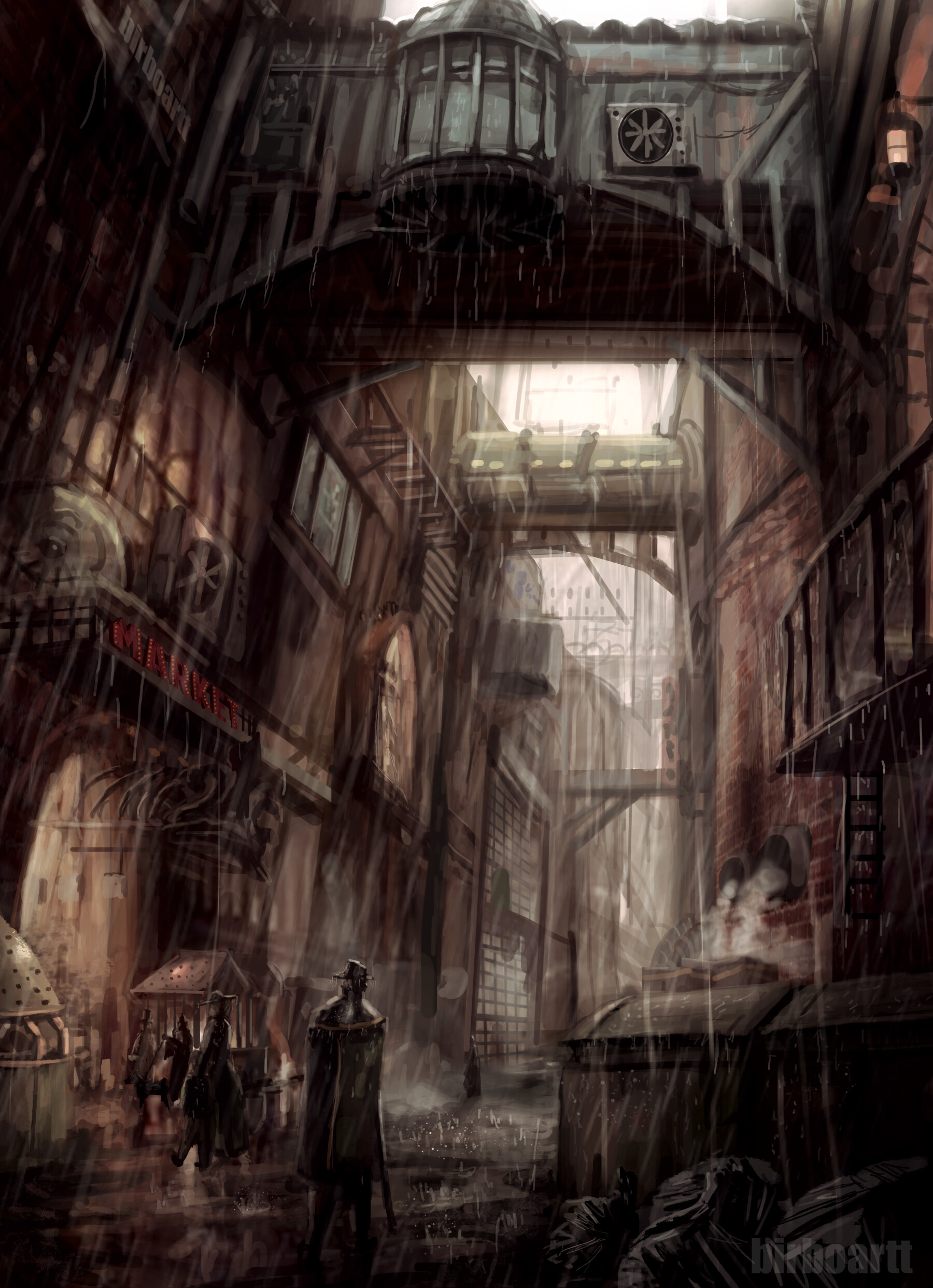 ArtStation - Steampunk Alley