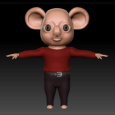 Koala Basemesh - Created in ZBrush 2021