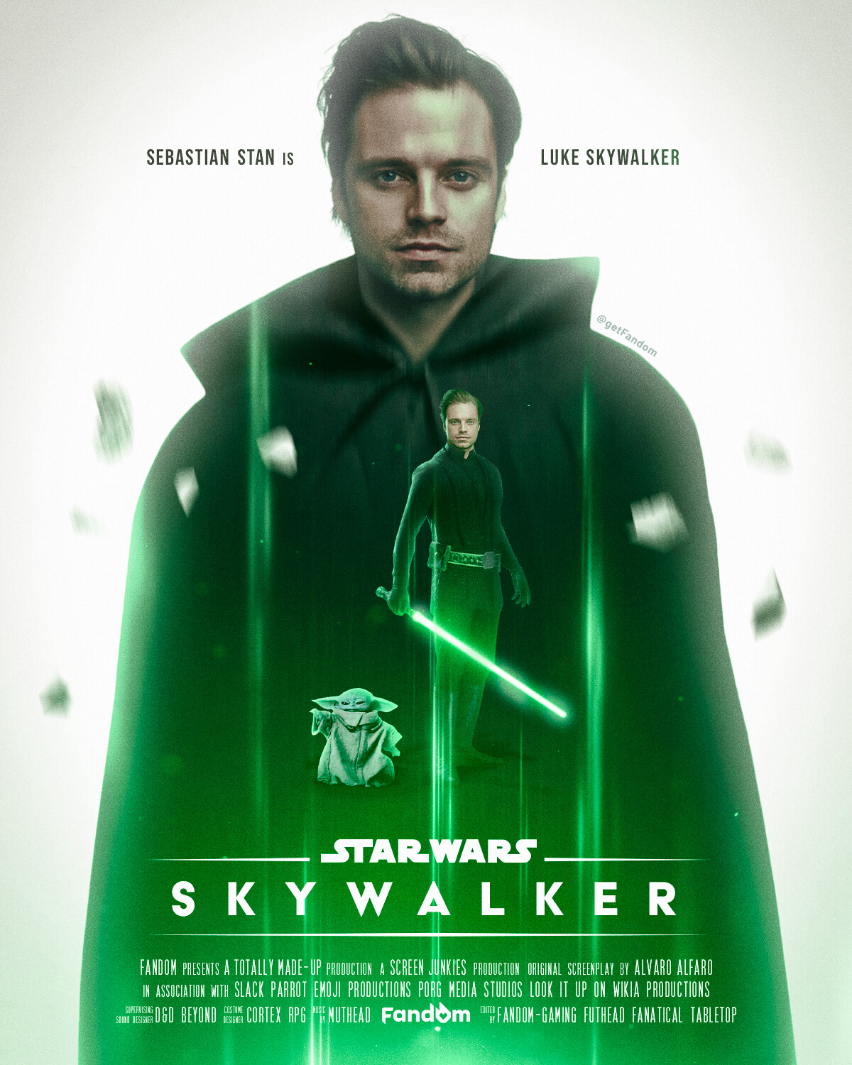 Sebastian Stan as Luke Skywalker