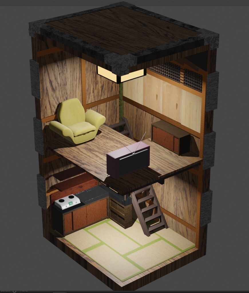 ArtStation Nezuko House