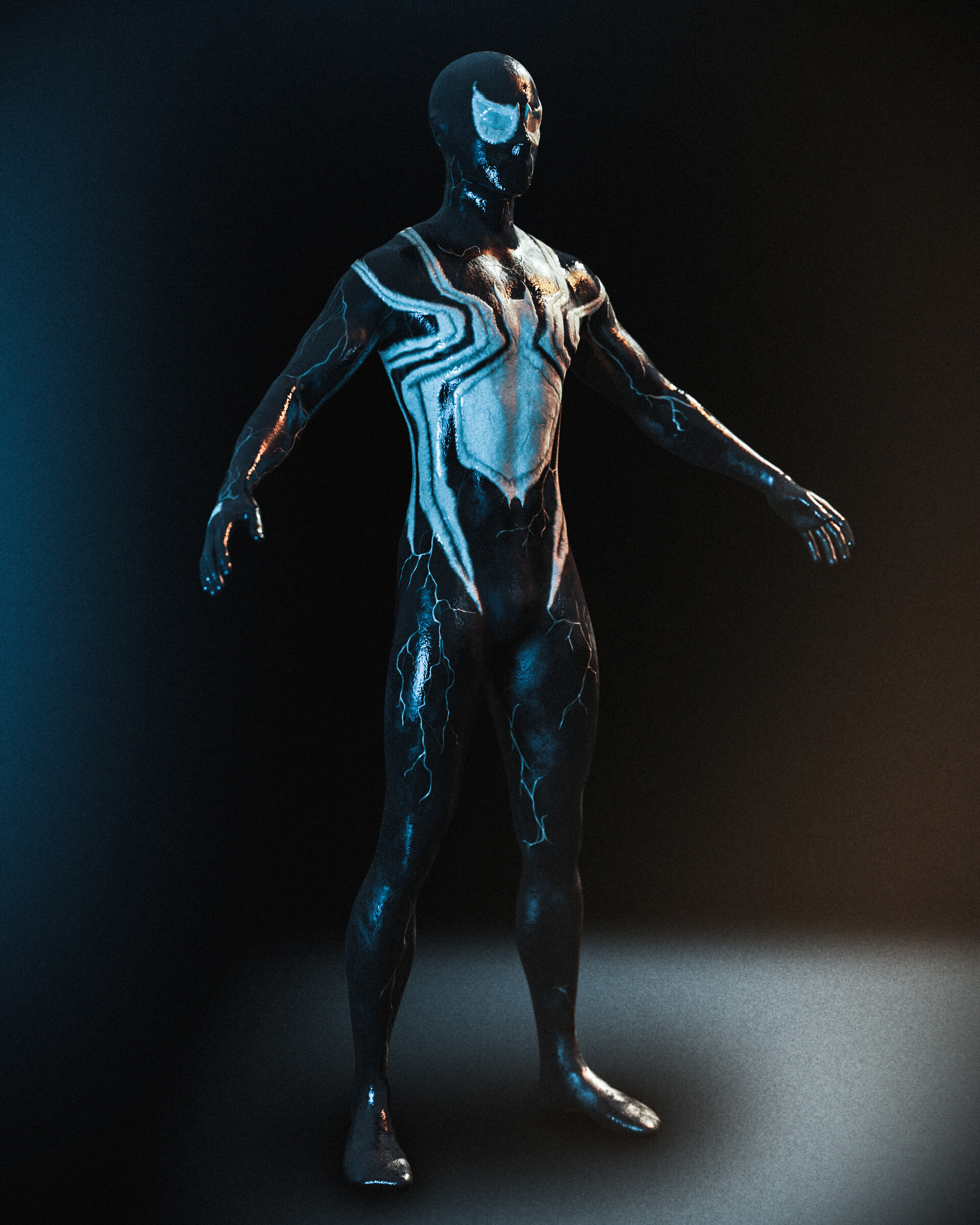 Zane Olson MCU Spider Man Symbiote Suit Concept