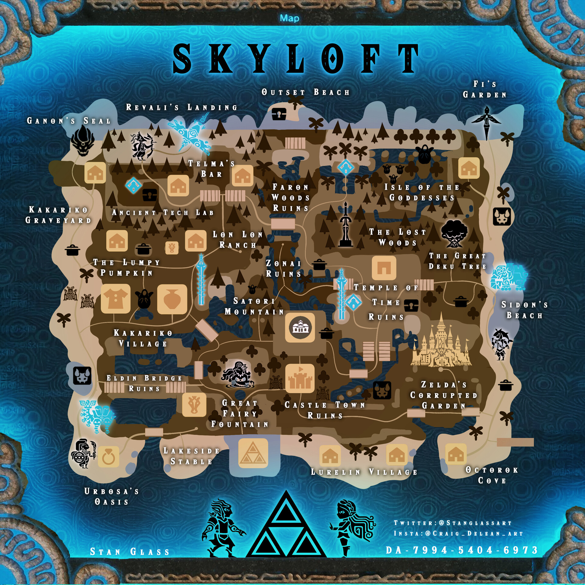 ArtStation ACNH Map Design Template